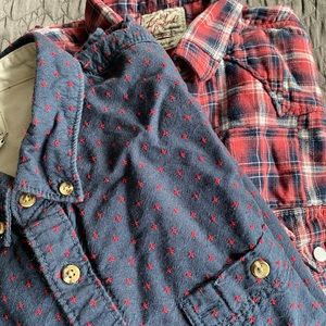 Pair of warm weather shirts